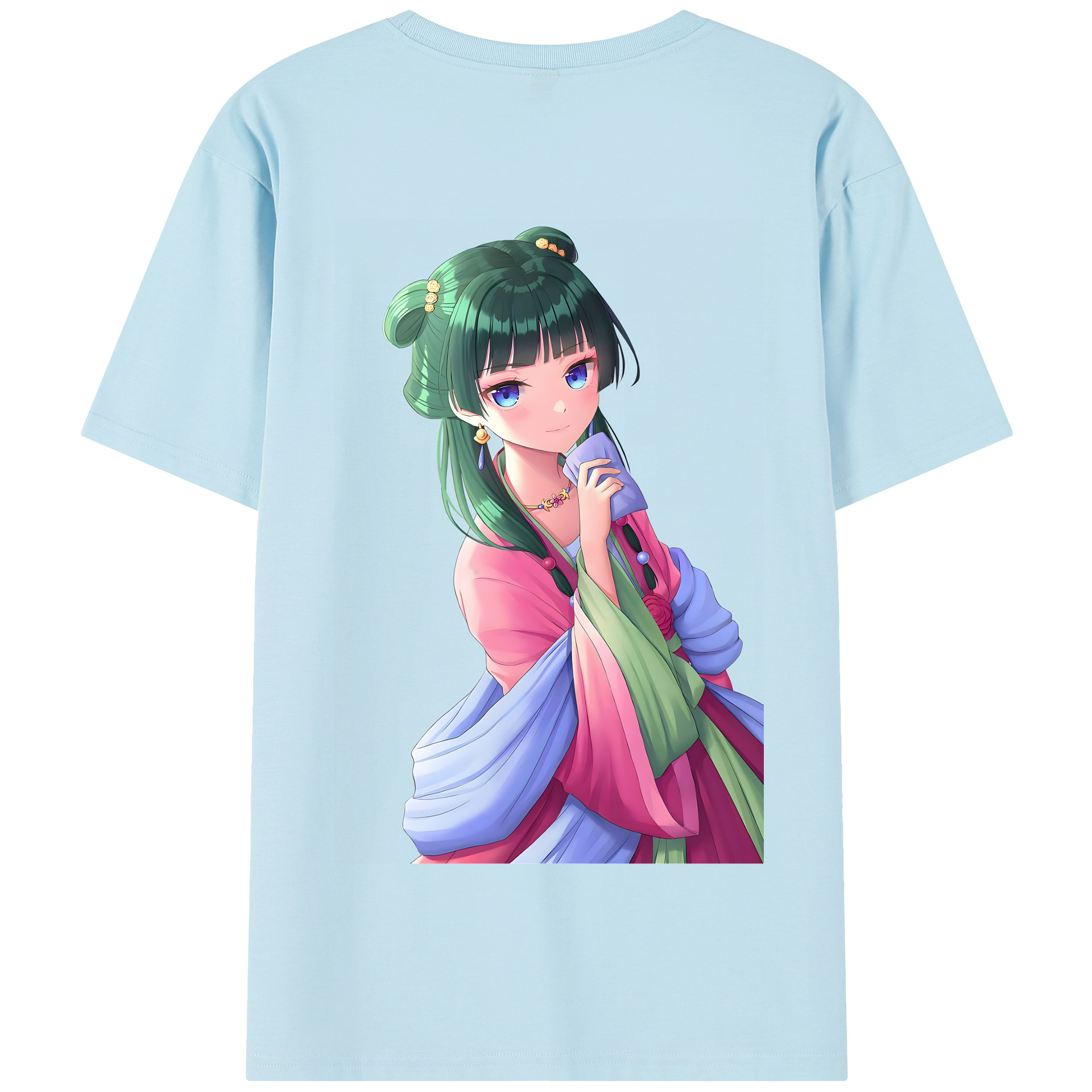 （画像用） 薬屋のひとりごと The Apothecary Diaries 綿100％半袖Tシャツ（背面プリント）